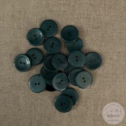 Két lyukú, kellemes zöld, nagy gomb (g6)