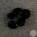 Bőrhatású, sötét barna, alul hurkolt