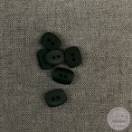 Csillogó zöld, színén domború