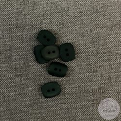 Csillogó zöld, színén domború