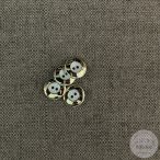 Arany szél, fehér közép