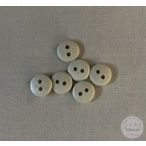 Nagy lyukú, csont színű, inggomb