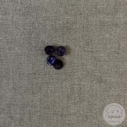 Alul hurkolt, csillogó lila, széles peremű