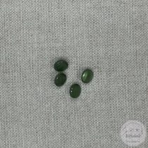 Alul hurkolt, csillogó zöld, inggomb (g94)