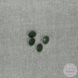 Alul hurkolt, csillogó zöld, inggomb (g94)