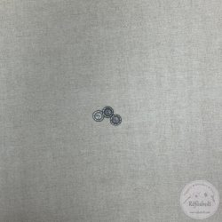 Díszített alumínium gomb (g95)