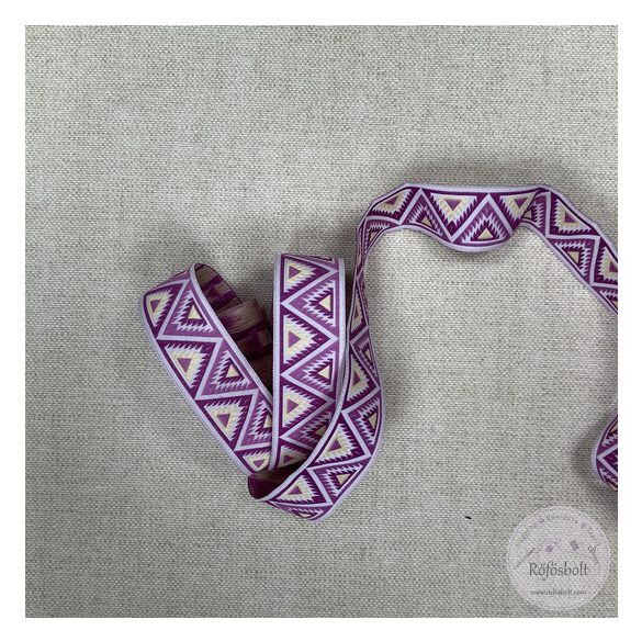 Indián motívum sárga-lila