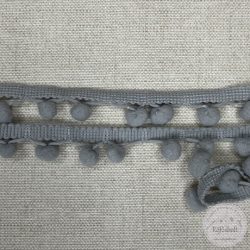 Pompon szalag: iszap szürke