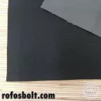 Fekete textilbőr K (Kaiman780) 140 cm széles