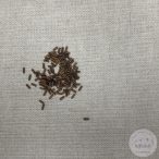 Hengeres kásagyöngy metál barna