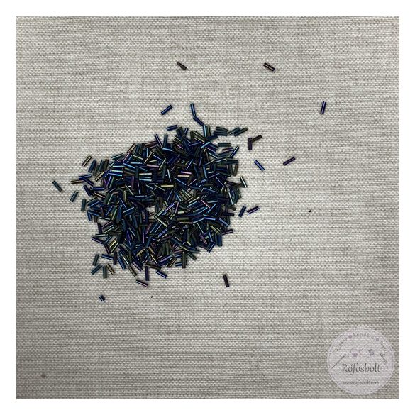 Hengeres kásagyöngy metál lila, zöld, mályva, kék, színjátszó