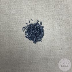 Hengeres kásagyöngy elefánt szürke