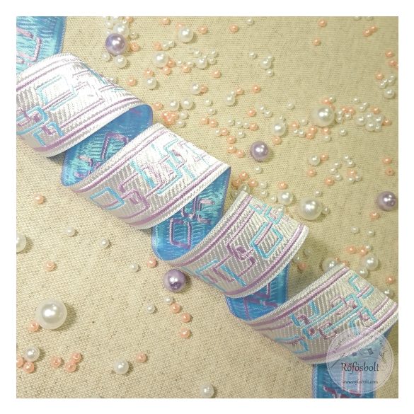 Kék-lila geometriai minta