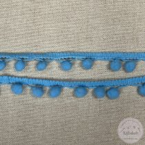 Pompon szalag: babakék