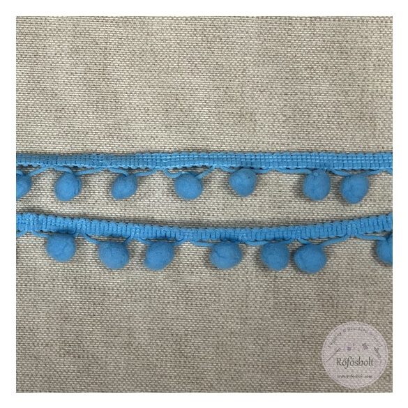 Pompon szalag: babakék