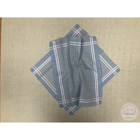 Kockás, női zsebkendő (123)