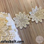 Légcsipke szalag (5 cm széles): ekrü (LCS2)