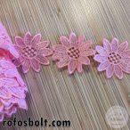 Légcsipke szalag (5 cm széles): rózsaszín (LCS5)