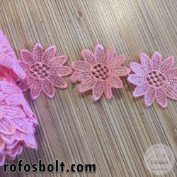 Légcsipke szalag (5 cm széles): rózsaszín (LCS5)