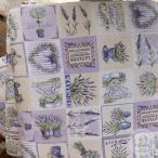 Kötős ülő párna levendulás hangulatban