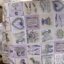 Kötős ülő párna levendulás hangulatban