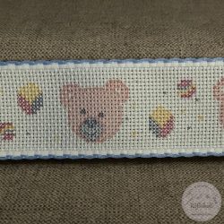 Keresztszemes alap maci, labdák