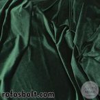 Sötét zöld elasztikus fényes plüss bársony (ME1059)