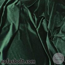 Sötét zöld elasztikus fényes plüss bársony (ME1059)
