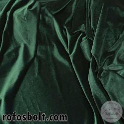 Sötét zöld elasztikus fényes plüss bársony (ME1059)