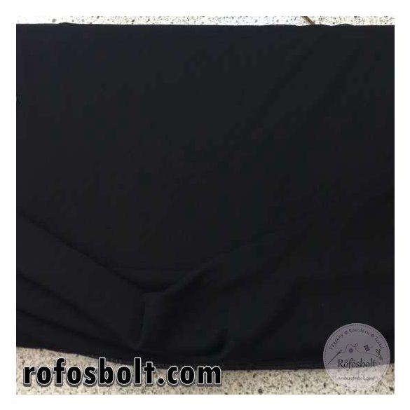Fekete elasztikus táncruha anyag (ME1199)