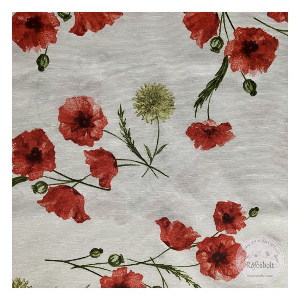 Nagy tulipánok pitypangok között dekortextil (ME1947)