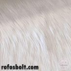 Halványszürke-fehéres 7 cm hosszú műszőrme (ME2651)
