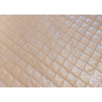 Világos drapp, steppelt, acetát kabátbélés (ME2998)