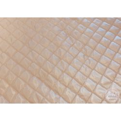 Világos drapp, steppelt, acetát kabátbélés (ME2998)