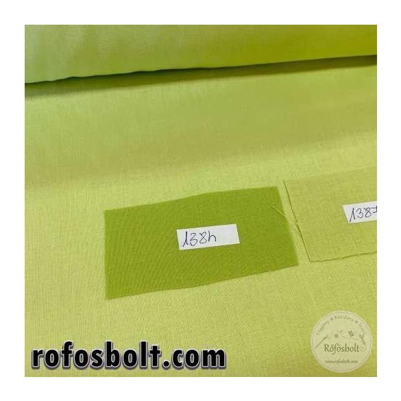 Pisztácia zöld egyszínű pamutvászon 1387 (ME3082)