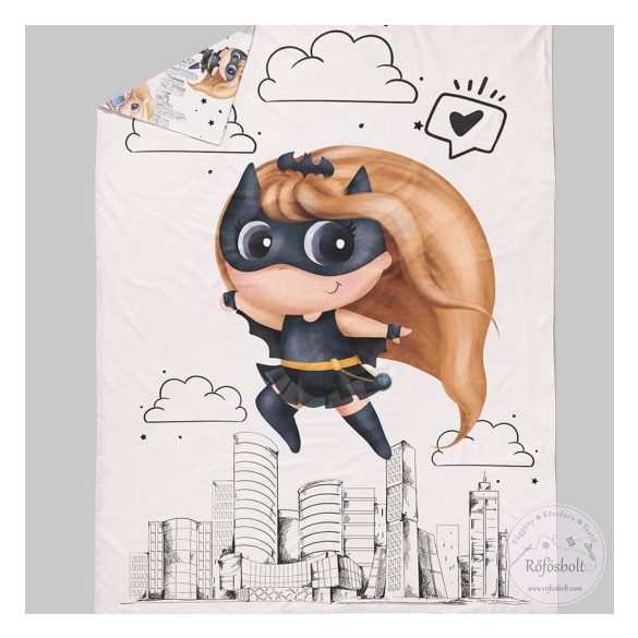 Superhero Girl: Bat-girl takaró panel 100*135 cm-es (ME3578)
