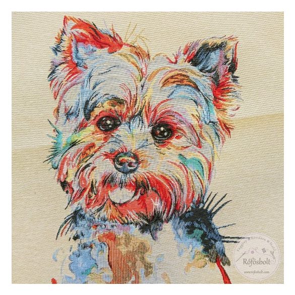 Westie kutyus 47×47 cm-es textil panel (ME3636)