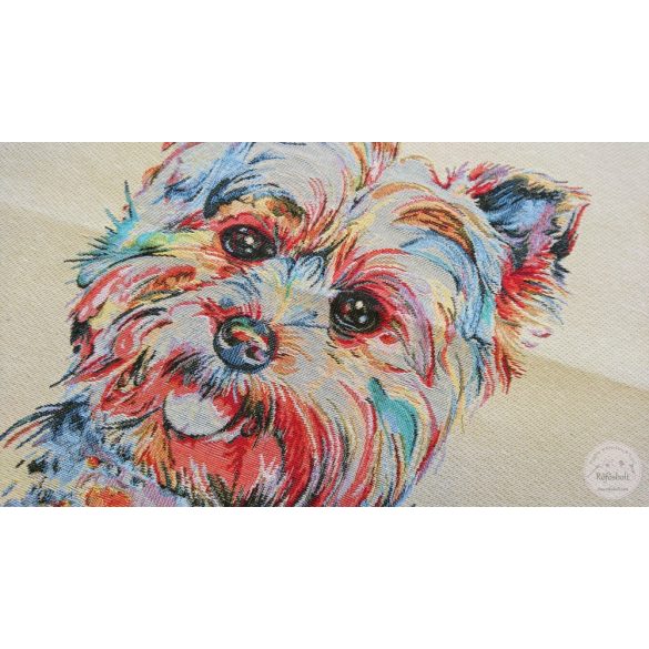 Westie kutyus 47×47 cm-es textil panel (ME3636)