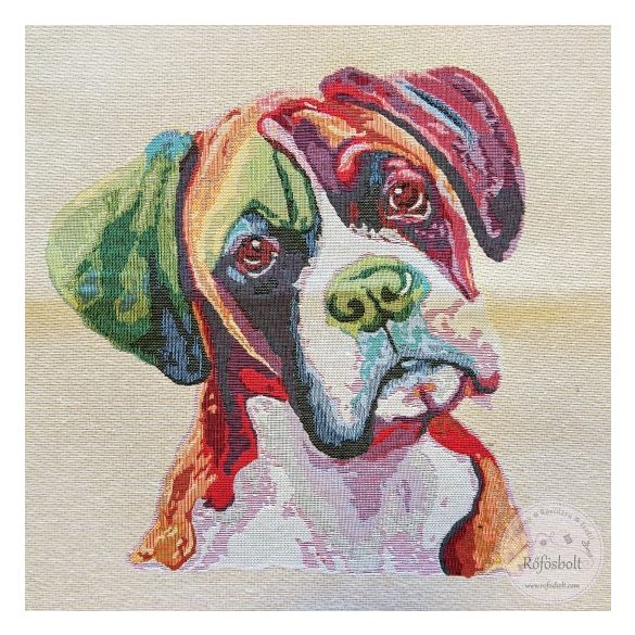 Színes boxer 47×47 cm-es textil panel (ME3845)