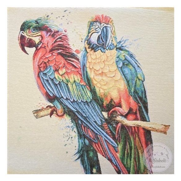 Színes papagájok a szélben panel 47×47 cm-es (ME3848)