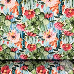 Kaktusz virágai, vízálló szövet (ME3884)