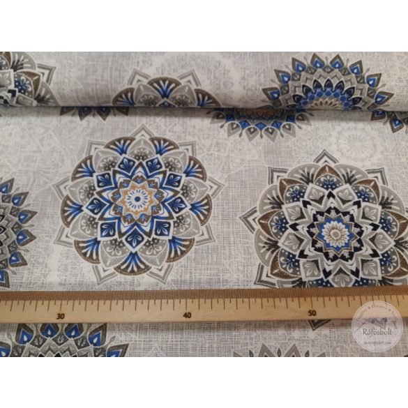 Hanna Kék mandalás dekortextil (ME4657)