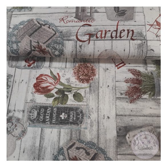 Garden szürkés dekortextil (ME4663)