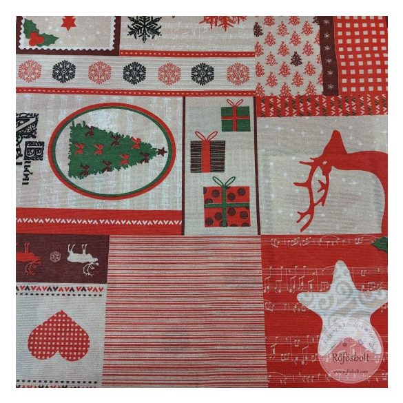 Bulón Natale karácsonyi dekortextil (ME4880)
