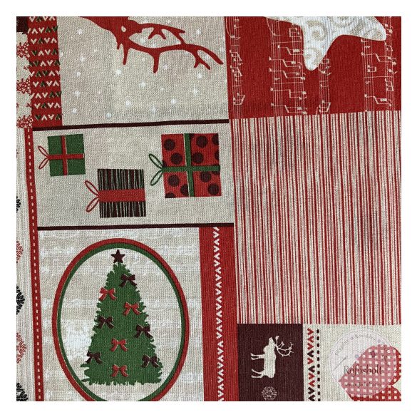 Bulón Natale karácsonyi dekortextil (ME4880)