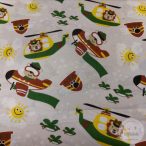   Bézs a. állatok bevetésen, 160 cm sz. pamutvászon (ME4901)