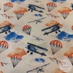 Fehér a. légiparádé, 160 cm. sz. pamutvászon (ME4905)