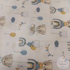    Szivárványos álom v.kék a., 160cm sz. pamutvászon (ME4919)