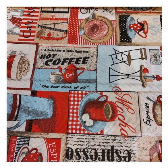 Caffe Gurmet pirosas dekortextil (ME4983)