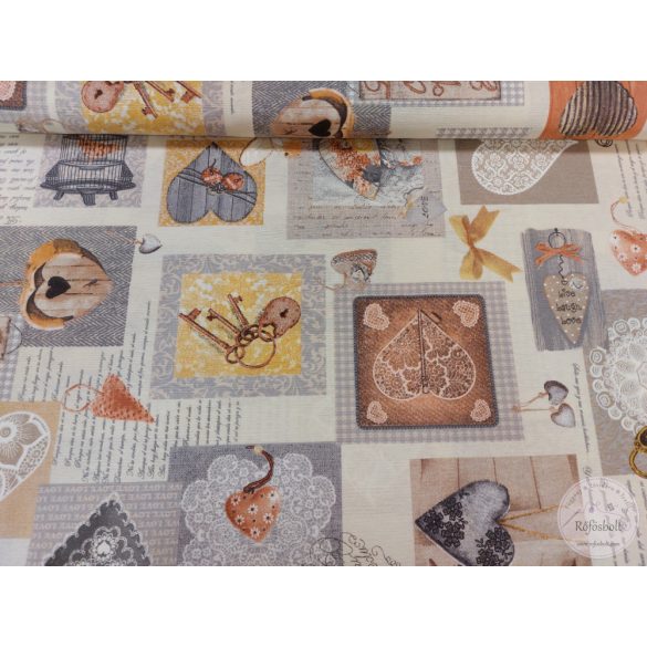 Képekben csipkés, szíves, lakatok, kalitkák, dekortextil (ME5020)